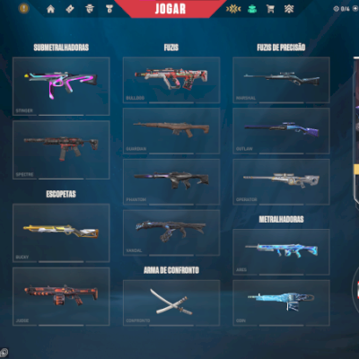 Conta de Valorant Full Acesso, Lvl 215 com Várias Skins, 1700 Reais Gastos!
