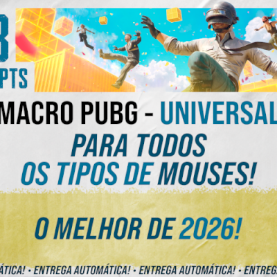MACRO PUBG STEAM - (VITALICIO) UNIVERSAL TODOS MOUSES