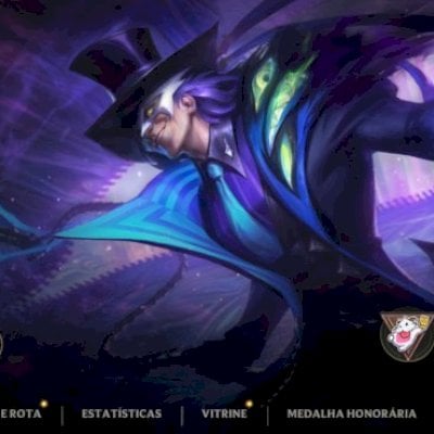 conta wild rift main sup e mid, 114 skins, mestre ||