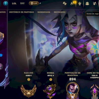 Conta LoL Antiga Muitas Skins Raras Campeões e Legados