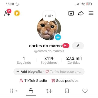 🔥 **CONTA TIKTOK 7K+ SEGUIDORES | PERFIL ATIVO E BEM ENGAJADO 🚀*