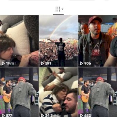 Vendo conta do tik Tok bem engajada