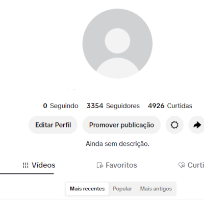 CONTA TIK TOK 3,3K SEG E 4,9K DE CURT (SHOP ATIVO) (VITRINE DAQUI A 30 DIAS)