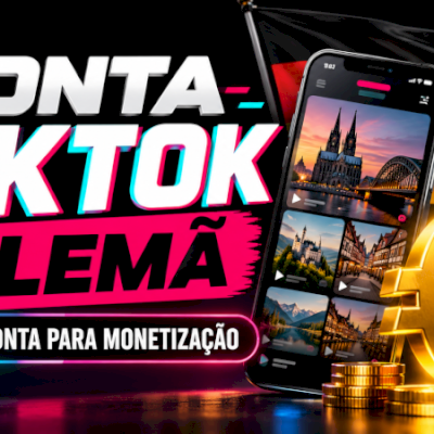 CONTA ALEMANHA TIKTOK 14k+ MONETIZADA