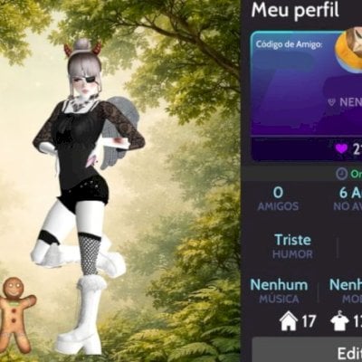 Conta feminina lvl 35