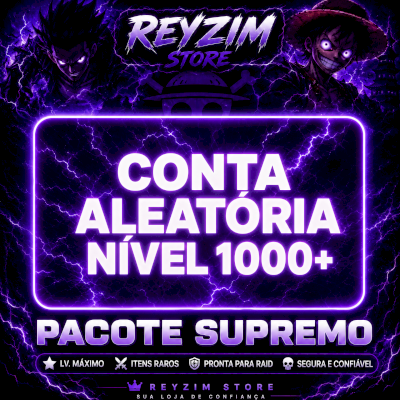 Conta Aleatória Blox fruits Nível 1000+ | Pronta para Jogar | Entrega Rápida
