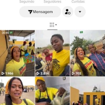 Vendo conta do tik Tok bem engajada