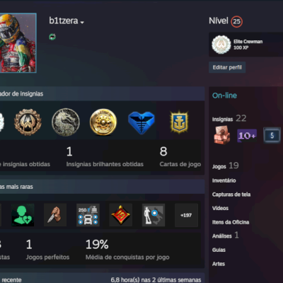 CONTA STEAM *FULL ACESSO* ÚNICO DONO