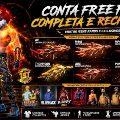 MESTRE DA COLEÇÃO: COBRA, NARUTO, BLUE LOCK E SKINS INSANAS