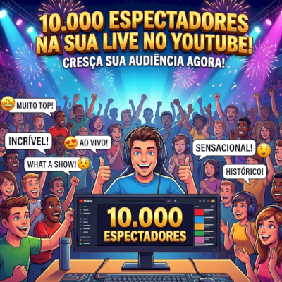 Aumente sua Audiência Por 3 Horas Nas transmissões Ao Vivo YouTube Público Live