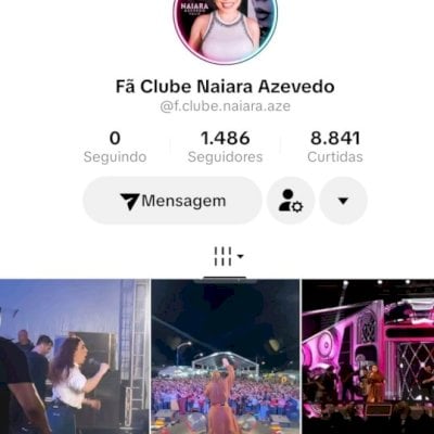 Vendo conta do tik Tok bem engajada