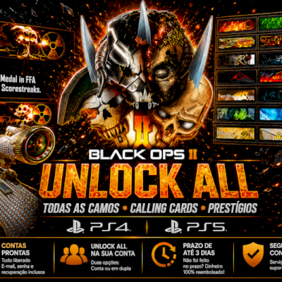 BO2 UNLOCK ALL NA SUA CONTA | PS4/PS5