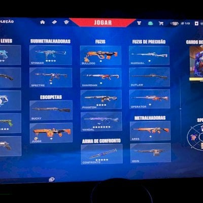 vendo conta com skins, valor muito abaixo do gasto.
