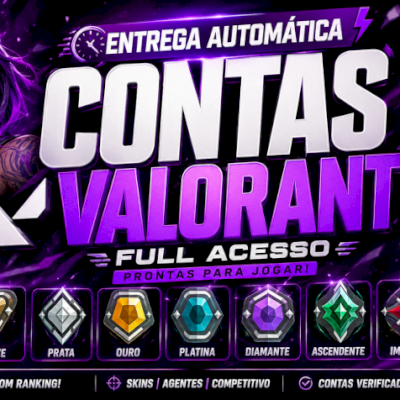 [PROMOÇÃO + ENTREGA RAPIDA] CONTAS VALORANT FULL ACESSO LV 20 - SMURFs