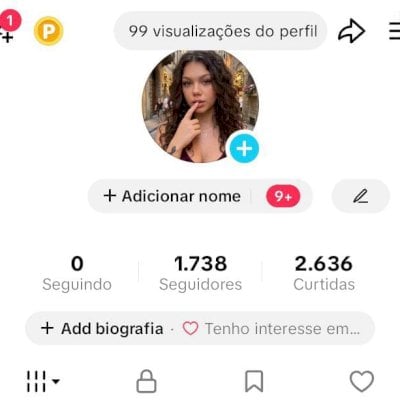 CONTA TIK TOK 1,7K SEG E 2,6K DE CURTIDAS (CONTAS TIK TOK)
