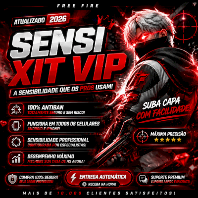 🔥 SENSI XIT VIP 2026 — A SENSIBILIDADE DOS PROS! 🎯