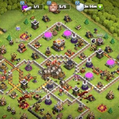 Clas of clans cv11