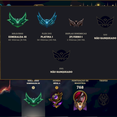 Esmeralda 3 com TODOS os Champs e 259 Skins ( MAIN MID )