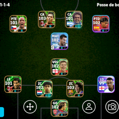 Conta Efootball Força 3120 8 Icons e 2 Showtimes Brabos