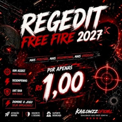 NOVO PAINEL REGEDIT FREE FIRE 2027 🥇