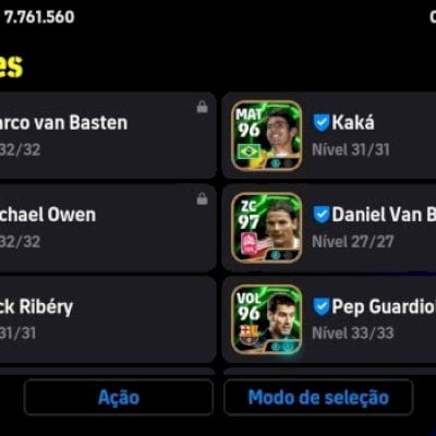 CONTA EFOOTBALL | Van Basten 105 + Griezmann 105 | FULL ACESSO | 3143 FORÇA