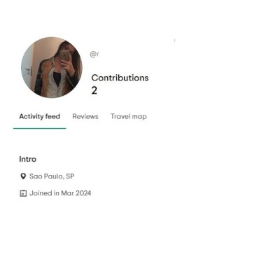 Trip Advisor + Tripadvisor + Conta feminina com reviews + 2024 + Conta segura