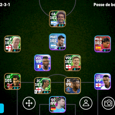 Conta Efootball Força 3101 5 Icons e 2 Showtimes Brabos