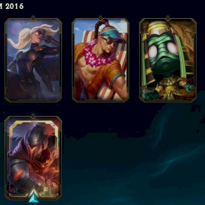 RIOT count - Lol e Valorant - mais de 100 skins - conta crianda em 2015