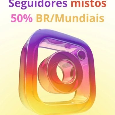 100/1000 Seguidores Misto | BRxMundiais + 30 dias + bônus