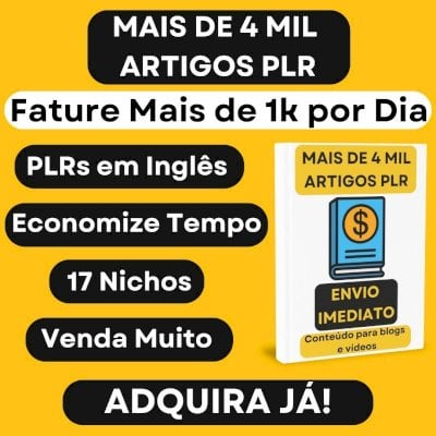 Mais de 4 Mil Artigos PLR em Inglês de Todos os Tipos
