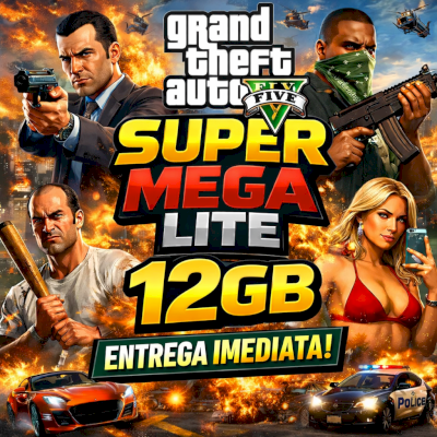 GTA V MEGA LITE 12 GB ENTREGA IMEDIATA +Tutorial