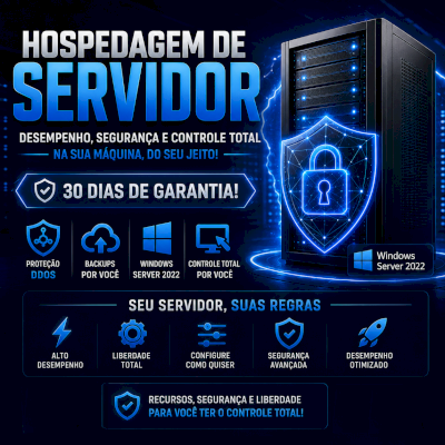 Hospede seu Servidor (Minecraft,Bot discord entre outros) - Serviços Digitais