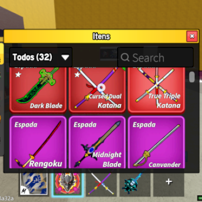 Conta Blox fruit