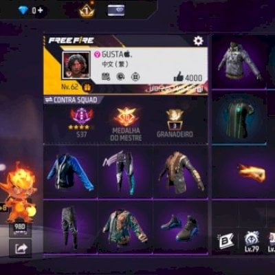Conta de free fire gemada leia a descrição