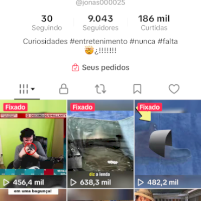 🚀 Conta TikTok à venda! 9 MIL seguidores + pronta para crescer e monetizar 💰