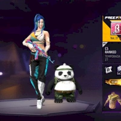 Conta de free fire calça angelical