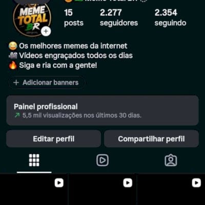 Conta Instagram Antiga — Criada em 2020 + 2.000 Seguidores