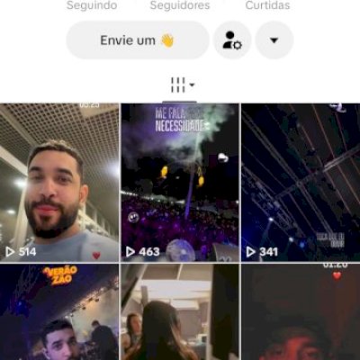 Vendo conta do tik Tok bem engajada 6