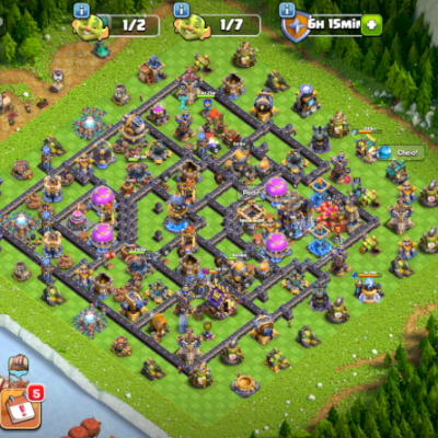 Conta Clash of Clans CV 18 - Semi Full