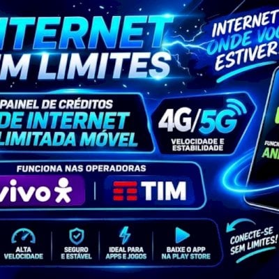 PAINEL DE CRÉDITOS INTERNET MOVEL
