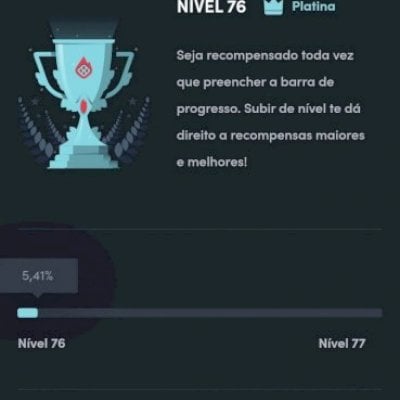 Conta blaze nível 76 platina