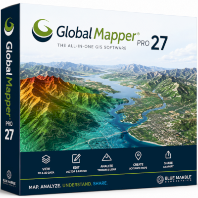 Global Mapper Pro 27 PT-BR