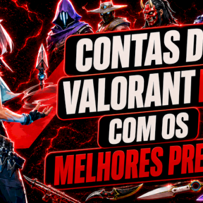 Contas Valorant NFA (Melhores Valores da Plataforma) 1 A 550 skins