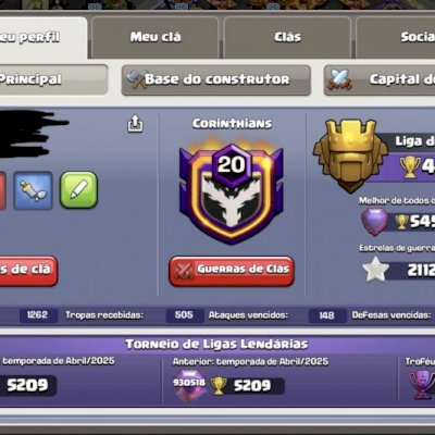 Vendo conta CV16 Clash Of Clans