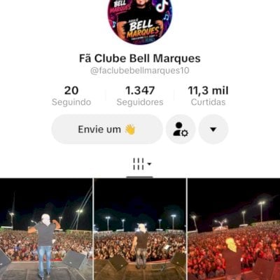 Vendo conta do tik Tok bem engajada
