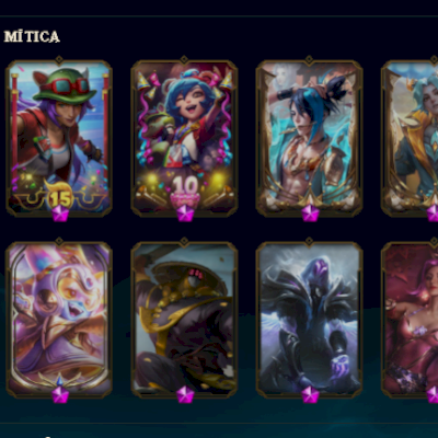 CONTA LOL COM 431 SKINS LVL 520!