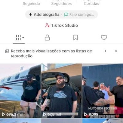 Vendo conta muito engajada
