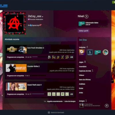 Conta Steam