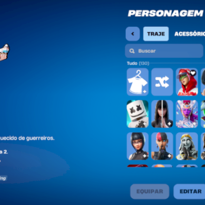 CONTA FORTNITE + 120 skins
