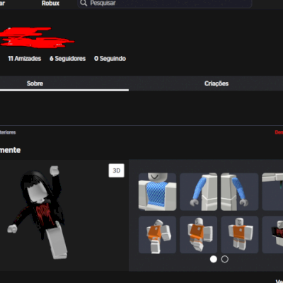 conta roblox com korblox muita coisa e roupas e passes